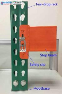Wholesale Industrial Storage Steel Pallet Rack Shelving Step Beam Corrosion Protection from china suppliers