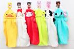 Cute Animal Microfiber Kids Children Cartoon Absorbent Hand Dry Towel Lovely