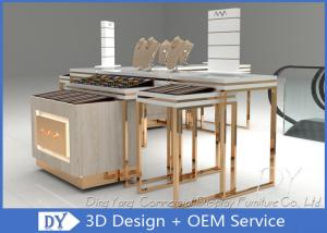 Wholesale Easy Install Jewelry Showcase Display , MDF Wooden SS Jewellery Shop Display Counters from china suppliers