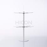 Metal Display For Socks Countertop 2-tier Sock Retail Store Display Stand