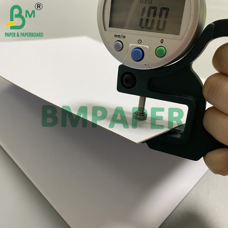 1mm 820gsm 2sides White Coated Laminated Paperboard With Grey Middle Duplex Board