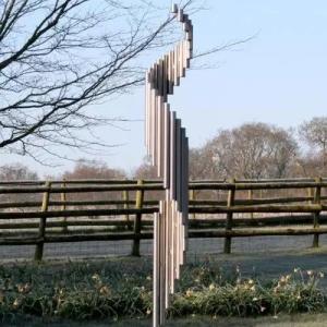 Wholesale Outdoor Garden Stainless Steel Pipe Abstract Rotate Metal Sculptures from china suppliers