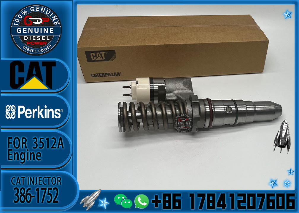 Hot Sale Common Rail Injector Nozzle 20R1264 3861752 Fuel Injector Assy 20R-1264 386-1752 For 3512B Excavator Diesel Eng