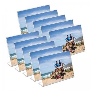 Wholesale Transparent Reusable Tabletop Photo Frames L Shape Picture Frame 297x210cm from china suppliers