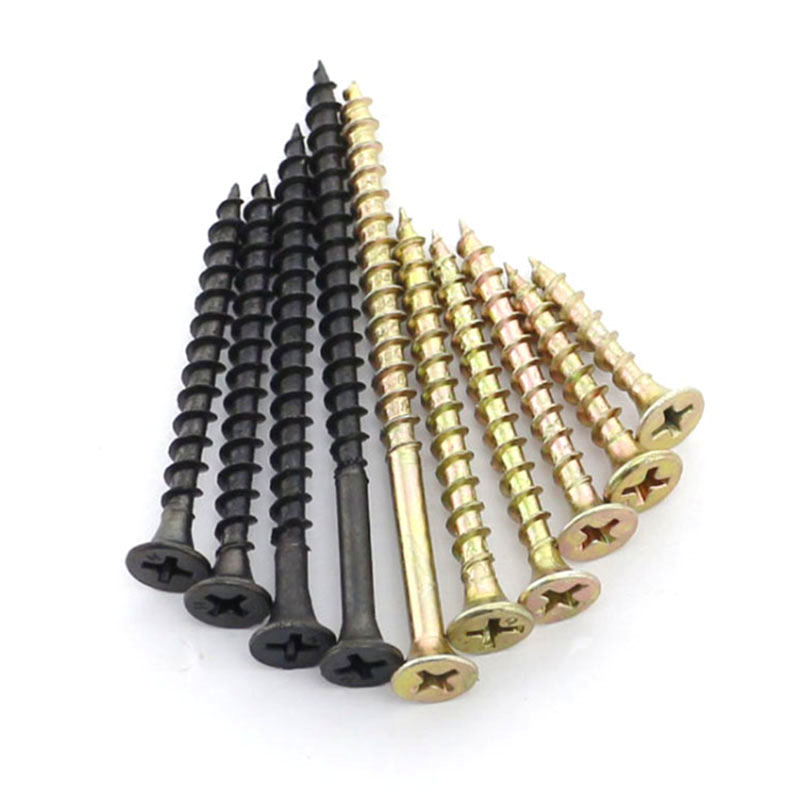Black Bugle Head Chipboard Screw DIN 7982 Coarse Thread Drywall Screws for Remodeling