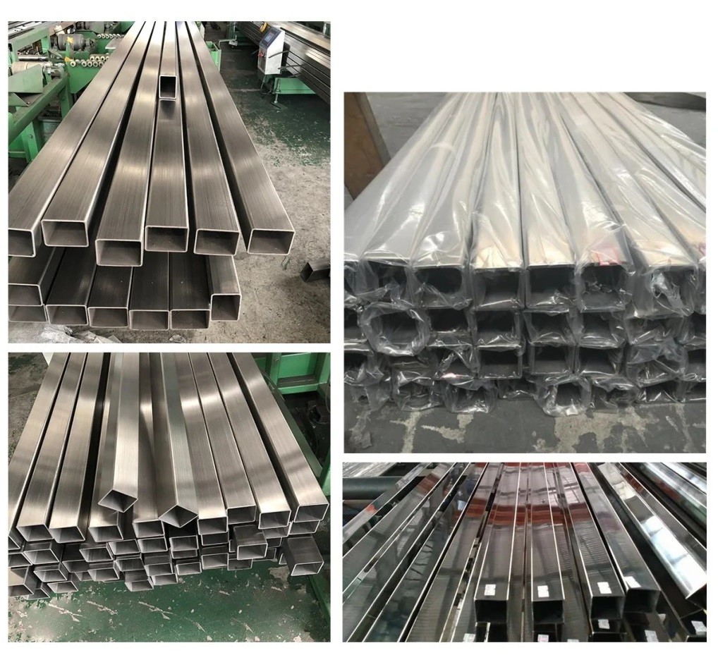 China Polished Surface 40*40mm 304L Precision Stainless Steel Hollow Square Pipes