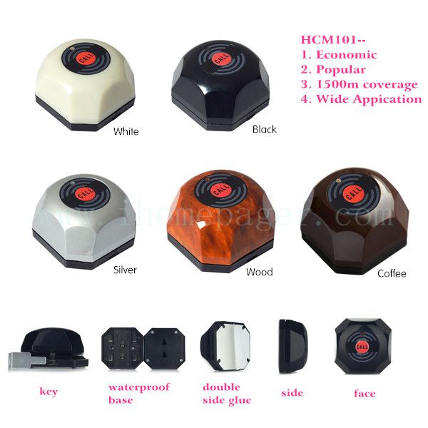 Hot sale new design touch screen easy operation wireless watch pager for restaurant