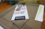 Satin Fabric Hanging Banners Colorful Coated Material Hanging Banner Signs