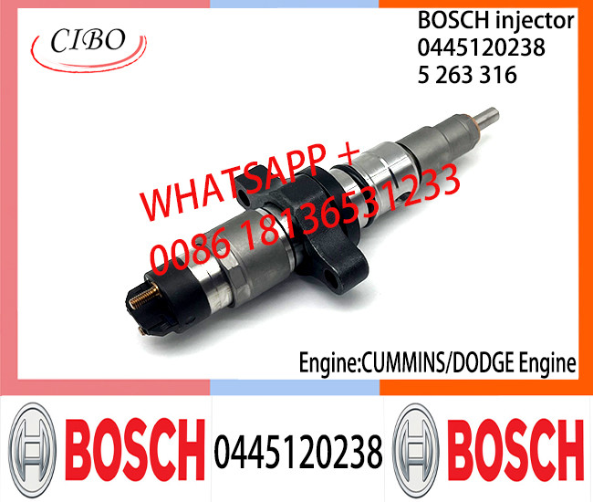 BOSCH 0445120238 5263316 Neutral Fuel Injector Assembly 0445120238 5263316 For CUMMINS/DODGE