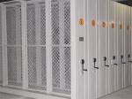 Full Door Compact Mobile Shelving Frame Box Type For Display Collection
