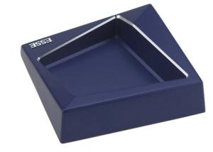 Wholesale Blue Die Casting Aluminum Portable Pocket Ashtray Geometry Plating from china suppliers