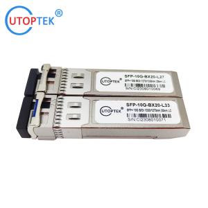 Wholesale 10G SFP+ BiDi 20km LC Tx1270/Rx1330nm DDM High quality 10g bidi 20km sfp module from china suppliers