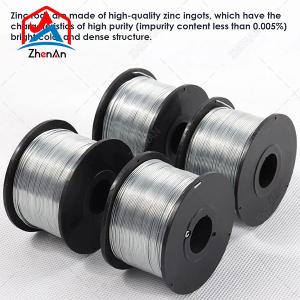 Wholesale 99.995% Good Electric Conductivity Pure 1.2mm 1.6 Mm Zinc Wire For Arc Spray Machine from china suppliers