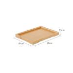 Eco Friendly Bamboo Kitchen Towel Holder Custom Logo Wood Tray Set For Cooking