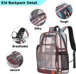 Clear Backpack Heavy Duty Kids Backpacks for Boys Clear Bookbag Stadium Approved