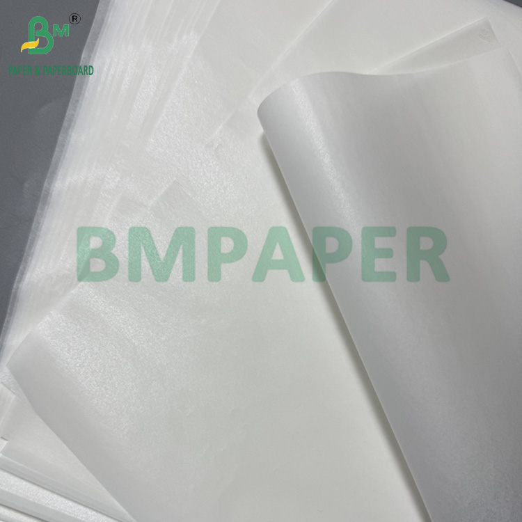 40g Silicone Coated Baking Paper Rolls Sheets White Brown Color