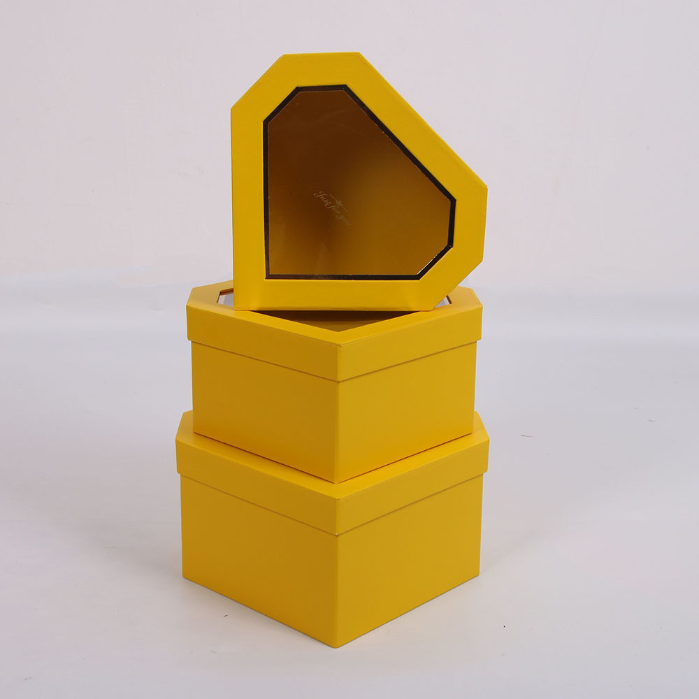 Nested Diamond Shaped Box / Printing Custom Luxury Boxes With Hot - Stamped Foil