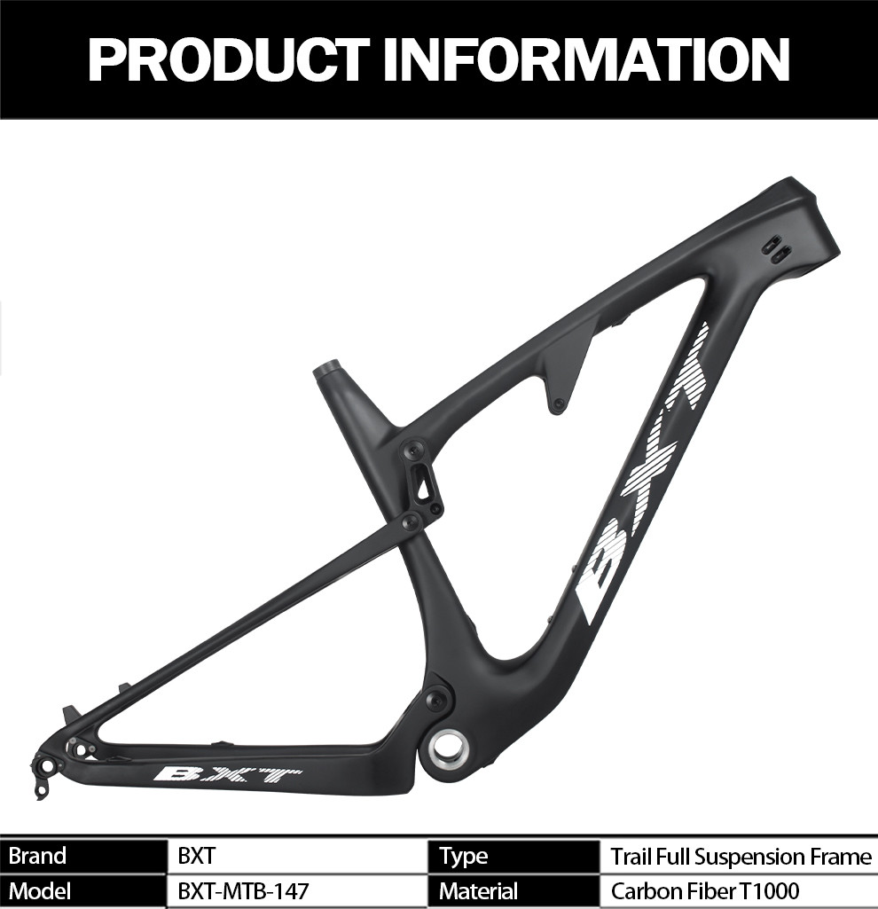 EPS T1000 Carbon Full Suspension Frame 29er Fit For Mountain Bike