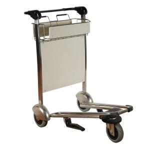 Wholesale Aluminum Alloy Functional folding luggage cart Airport Trolley Cart 3 Wheels With Brake from china suppliers