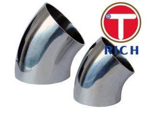 Wholesale Welding Tube Machining 45 Degrees Elbow Asme Standard Seamless Dn15 - Dn600 from china suppliers