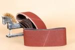Narrow Aluminum Oxide Sanding Belts Semi Open Coated For Dry Sanding