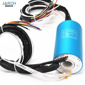 Wholesale Bore 25.4mm IP54 8 Circuits 20A Through Bore Slip Ring for crane cable reels from china suppliers