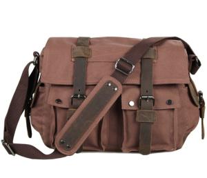Wholesale Canvas 20L Men'S Leather Business Messenger Bag Reusable Wear Resistant from china suppliers