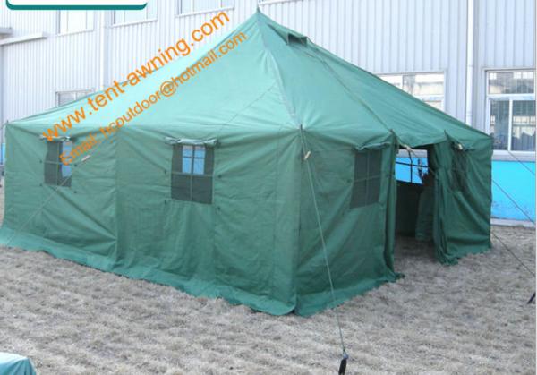 UV Resistance Military Canvas Tents Pole-style Galvanized Steel Waterproof