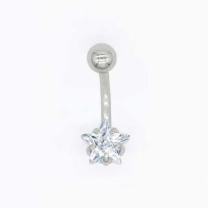 Wholesale Hollywood 8mm Star Belly Button Piercing 316 Stainless Steel from china suppliers