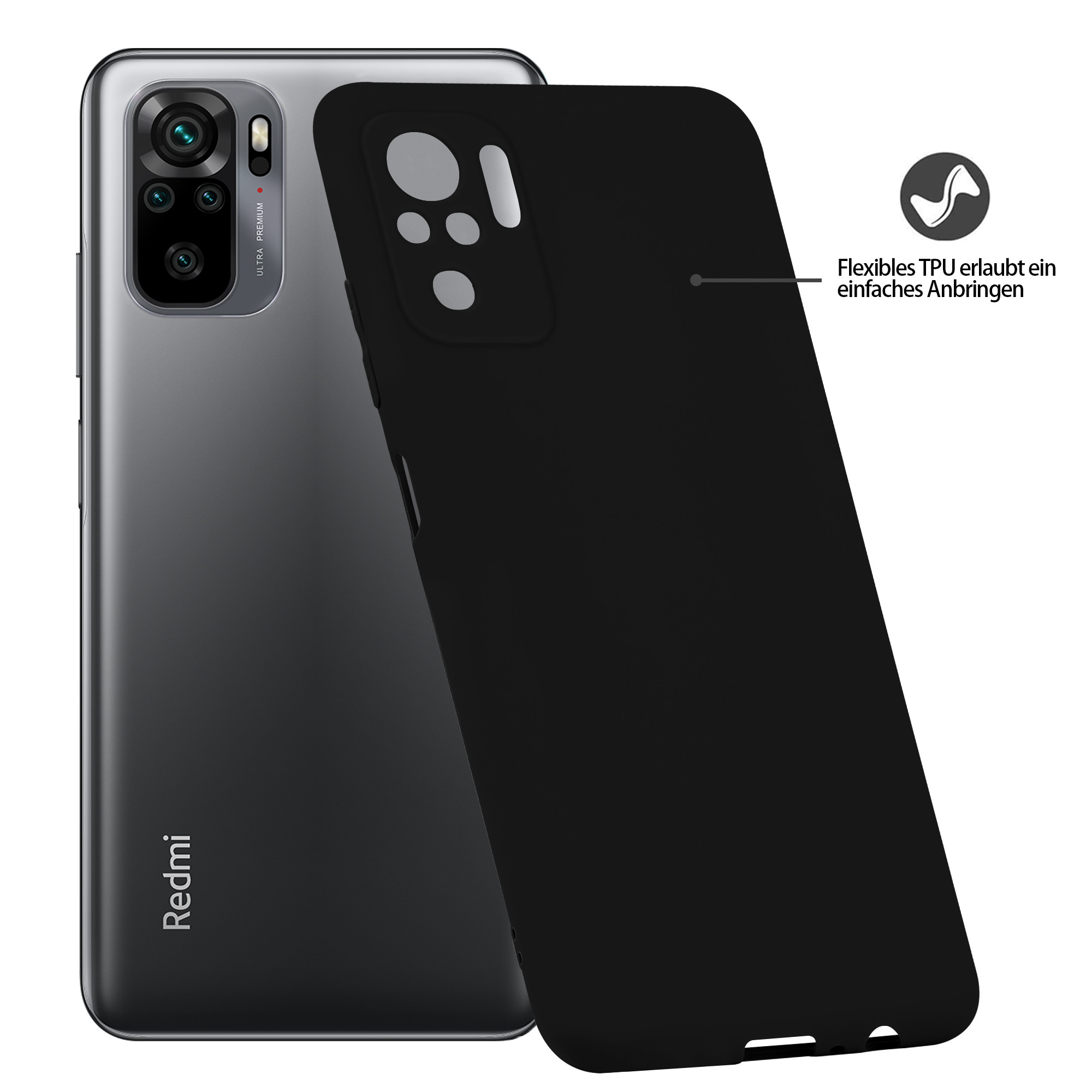 Matte Shockproof Phone Cases Plain Style Finger Print Free