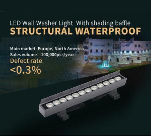 Wholesale Hanging SMD2835 800LM Recessed Wall Wash Light 12W from china suppliers