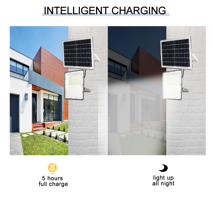 RGB Solar Powered Flood Lights Led 30w 60w 200w Sport Ground