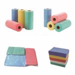 Dry Flat Spunlace Nonwoven Wipes Eco - Friendly For Food Industry