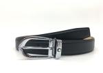 Durable Mens Leather Dress Belt 1-1/8(30mm) Zinc Alloy Buckle Material