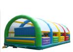 Sport Outdoor Inflatable Playground Custom Logo Printable High Safety With Cover