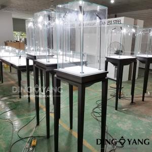 Wholesale 500X400X1600MM Stain Steel Store Jewelry Display Cases from china suppliers