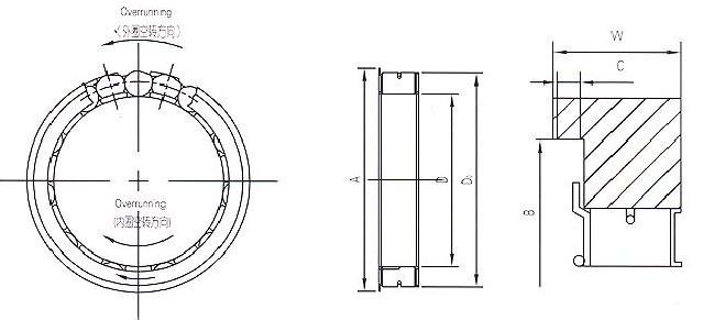 FWD331808PRB FWD331808PRS Motorcycle Bearing One Way Clutch
