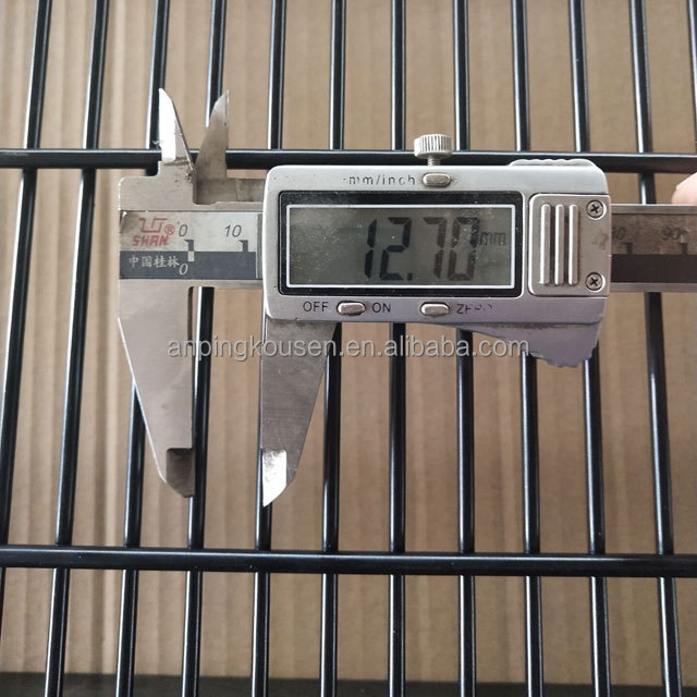 High Security Durable 358 Clear Vu Anti Climb Fence with Pvc Coated Steel Construction