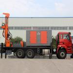 350m Depth Truck Mounted Drilling Rig / Truck Mounted Water Well Drilling Rig