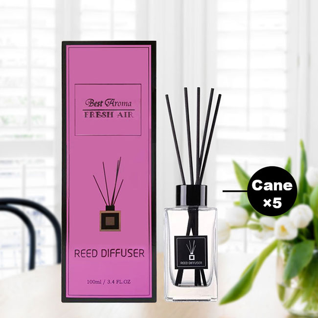 Custom Luxury Aroma Reed Diffuser Sustainable Clear Liquid For Bedroom