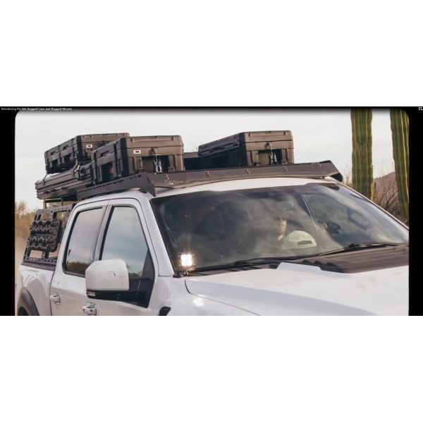 High Quality 162L Rugged Roof Cargo Box Multi-Functional Rotoplastic Toolbox for Heavy Cargo Storage ODM Customizable