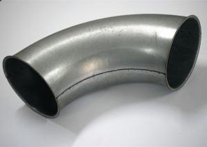 Wholesale Galvanized Steel Elbow Dust Collection Fittings , Sliver Dust Extraction Ducting from china suppliers