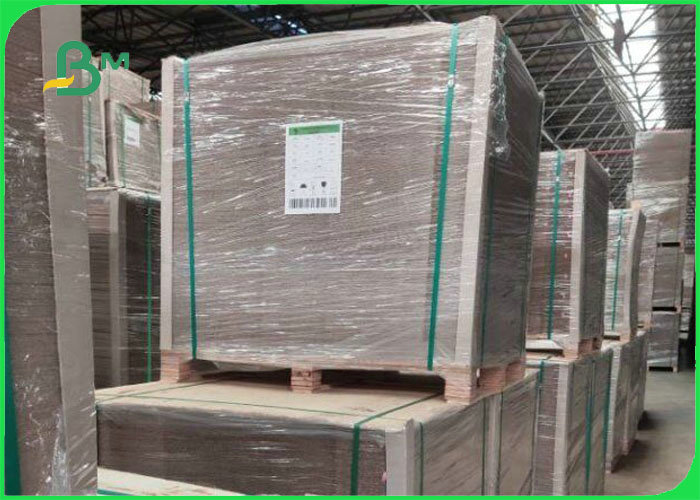 Recycled Pulp 1.2mm 1.5mm 2.0mm Grey Chipboard In Sheet For Book Binding
