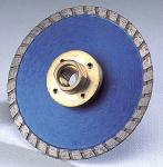 Turbo Flush cutting blades diamond cutting blade for stone granite with flange