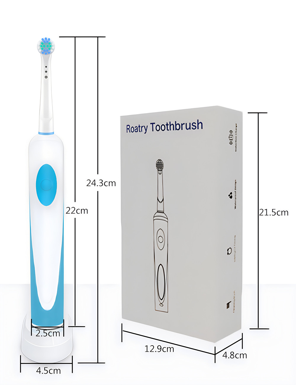 IPX7 Oral Cleaning Sonic Electric Toothbrush Couple Waterproof Electric Toothbrush