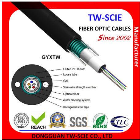 Duct / Burial Installation Outdoor Fiber Optic Cable PSP Enhancing Moisture