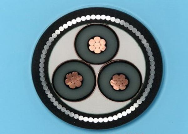 33 KV 3 Core 185mm2 XLPE Swa Armoured Cable IEC60502-2 , ICEA S-93-639,ICEA S-94