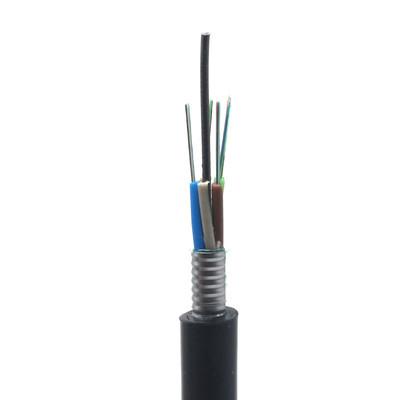 Quality HDPE Armoured Fiber Optic Cables Single Mode GYTS/GYTA PE Outer Jacket for sale