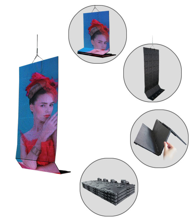 High Resolution LED Display RGB IP65 , P9.375 Stage Background LED Screen Rental