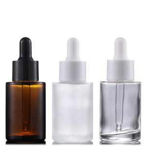Wholesale Round Essential Oil Bottle Glass Cosmetic Serum Dropper Bottle 10ml 15ml 20ml from china suppliers